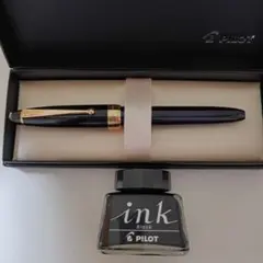 ペリカン 400NN 万年筆 オリジナル ブラックストライプ EF 極細字