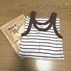 新品/Robert P. Miller タンクトップ ボーダー ブラトップのサムネイル