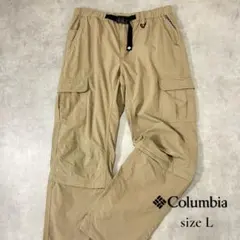 Columbia カーゴパンツ ベージュ ナイロン L相当 アウトドア