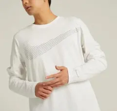 XL 新品 ナイキ ドライ 長袖 ロンT Tシャツ 白 フラッシュ メンズ