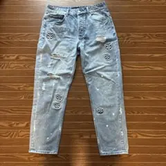 STUGAZI バタフライ刺繍 デニムパンツ(最後の値下げ)のサムネイル
