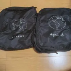 agnès b. トラベルポーチ2枚セット