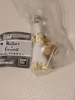 ウォレスとグルミット　めじるしアクセサリー　ウォレス コック　ガチャ