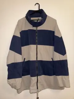~90s L.L.Bean ボーダー コットン ナイロン ジャケット ビンテージ