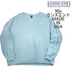 新品 USA製 90s LAND'S END スーツ セットアップ 上下 k□90s□ランセル/LANCEL ダブルスーツ/上下セットアップ【94 A5】灰色