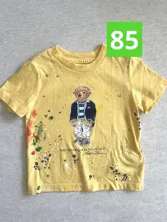 ラルフローレン/キッズ／ベビー/イエロー Tシャツ/半袖/80/90