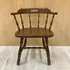 【飛騨産業】キツツキ　アームチェア　ダイニングチェア　椅子　木製　A