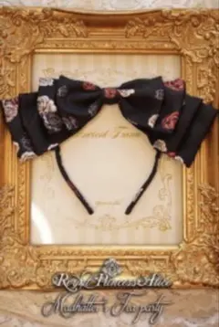 Moi-meme-Moitie♡コフィンレースリボンカチューシャ 黒×青 新品 | Mercari