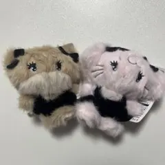 mikko characters BLACK RIBBONマスコット 2点セット