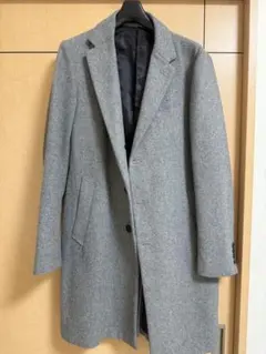 メンズ チェスターコート グレー Mサイズ