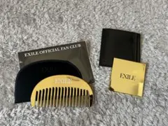 【非売品】EXILE 公式ファンクラブ特典 ゴールドコーム＆ミラー セット