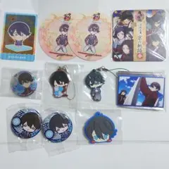 刀剣乱舞ONLINE／刀剣乱舞花丸 堀川国広 セット／缶バッジ、ラバストなど