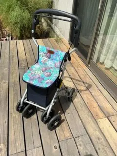 美品】ウィズワン 象印ベビー シルバーカー キュートミニ W 花柄