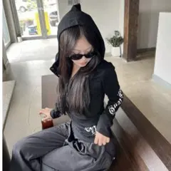 amood 高速ターミナル　トップス　パーカー　y2k グランジ