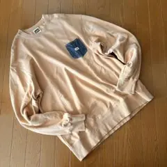 Lee スウェット トレーナー デニムポケット ブラウン 古着