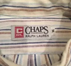 90年代 CHAPS ラルフローレン ストライプシャツ