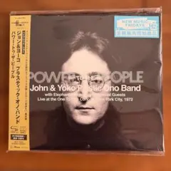 ジョンレノン「パワー・トゥ・ザ・ピープル」紙ジャケットペーパースリーブSHMCD