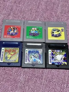 ポケットモンスター ゲームボーイソフト 6本セット