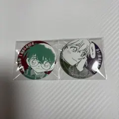 名探偵コナン　江戸川コナン　灰原哀　缶バッジ　原作絵柄　セット