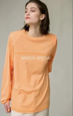 MAISON SPECIAL Mメゾンスペシャル バナナスリーブロングT シアーのサムネイル