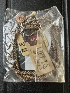 ★新品★wakami ブレスレット/ライトブラウン×ブロンズ