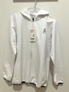 新品未使用【ウィルソン　パーカー　テニスウェア　L 裏起毛　白　レディース】