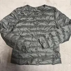 美品☆ユニクロ☆ウルトラライトダウンコンパクトジャケットM☆カーキ