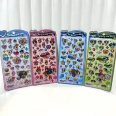【正規品】新作 うるちゅるポップシール パワーパフガールズ 全4種類セットコンプ