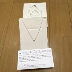 cui-cui K10YG ダイヤモンドネックレス　値下げ中！早い者勝ちです！のサムネイル
