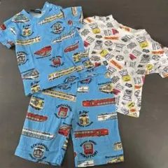 電車柄 Tシャツ Tシャツ/半ズボンセットアップ プラレール 90/100サイズ