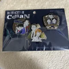 DETECTIVE CONAN メタルクリップ 3個セット