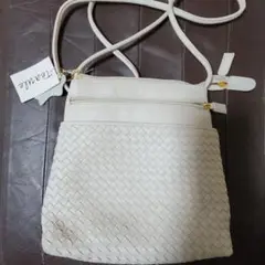Teaule テアウル レザー 編み込みショルダーバッグ