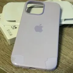 iPhone14ProMax用ケース ラベンダーMagSafe対応シリコンケース