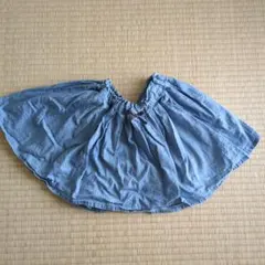 petit main 100cm ライトブルー スカート