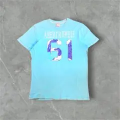 Abercrombie & FitchアバクロTシャツライトブルーvintageのサムネイル