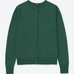 美品(S)ユニクロ/毛100%/長袖カーディガン/羽織り/上着/ウール