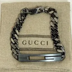 激レア グッチ GUCCI 925 3連チェーン ブレスレット シルバーN552