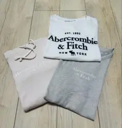 【美品】Abercrombie & Fitch アバクロ　Tシャツ 3点セット