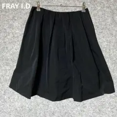 FRAY I.D バルーンミニフレアスカート ひざ丈プリーツ