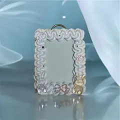 ホイップデコ　ピンク×紫　カードケース　キーホルダー