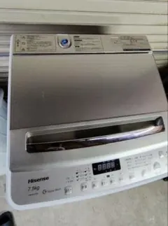 Hisense 縦型洗濯機 7.5kg 本体のサムネイル