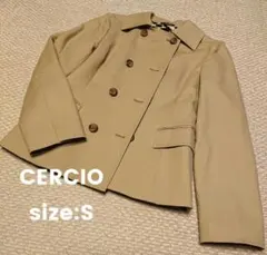 【CERCIO】裏地ボア トレンチジャケット