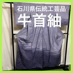 【超絶逸品】●石川県伝統工芸品●【牛首紬】●玉繭●手引真綿●紬●着物