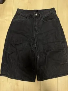 BEAMS デニム ハーフパンツ ジョーツ　ブラック　Sサイズのサムネイル