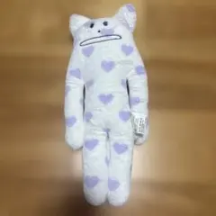 CRAFTHOLIC ハート柄 ぬいぐるみ ホワイト×パープルのサムネイル