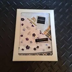 新品　BURBERRY ハンカチセット 花柄 チェック