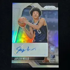 Jaylen Wells ウェルズ Prizm Silver RC Auto