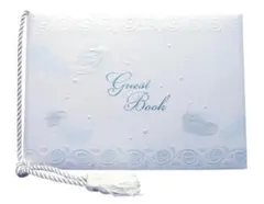 ゲストブック（芳名帳） フェザーブルー（100名様用）