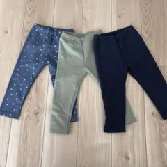 ユニクロ レギンス 90 3点セット