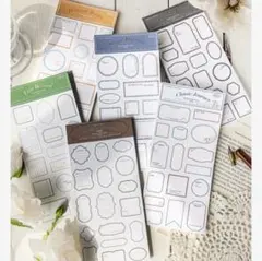 180枚♡紙モノ　コラージュ　素材紙　デコ　时光记录者系列6種セット　おすそ分け